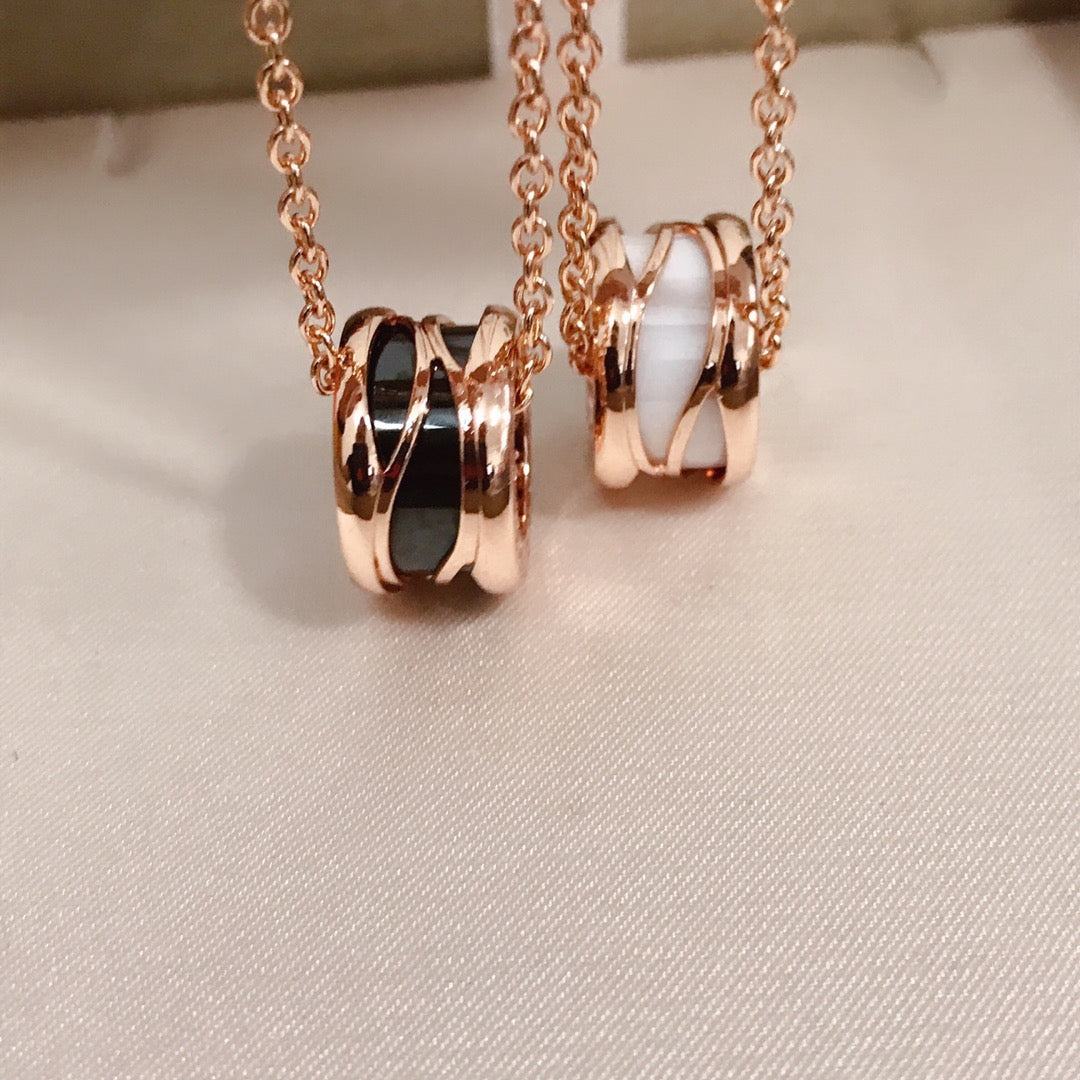 [Together Jewelry]ZERO 1 FOUR BAND PINK GOLD CERAMIC