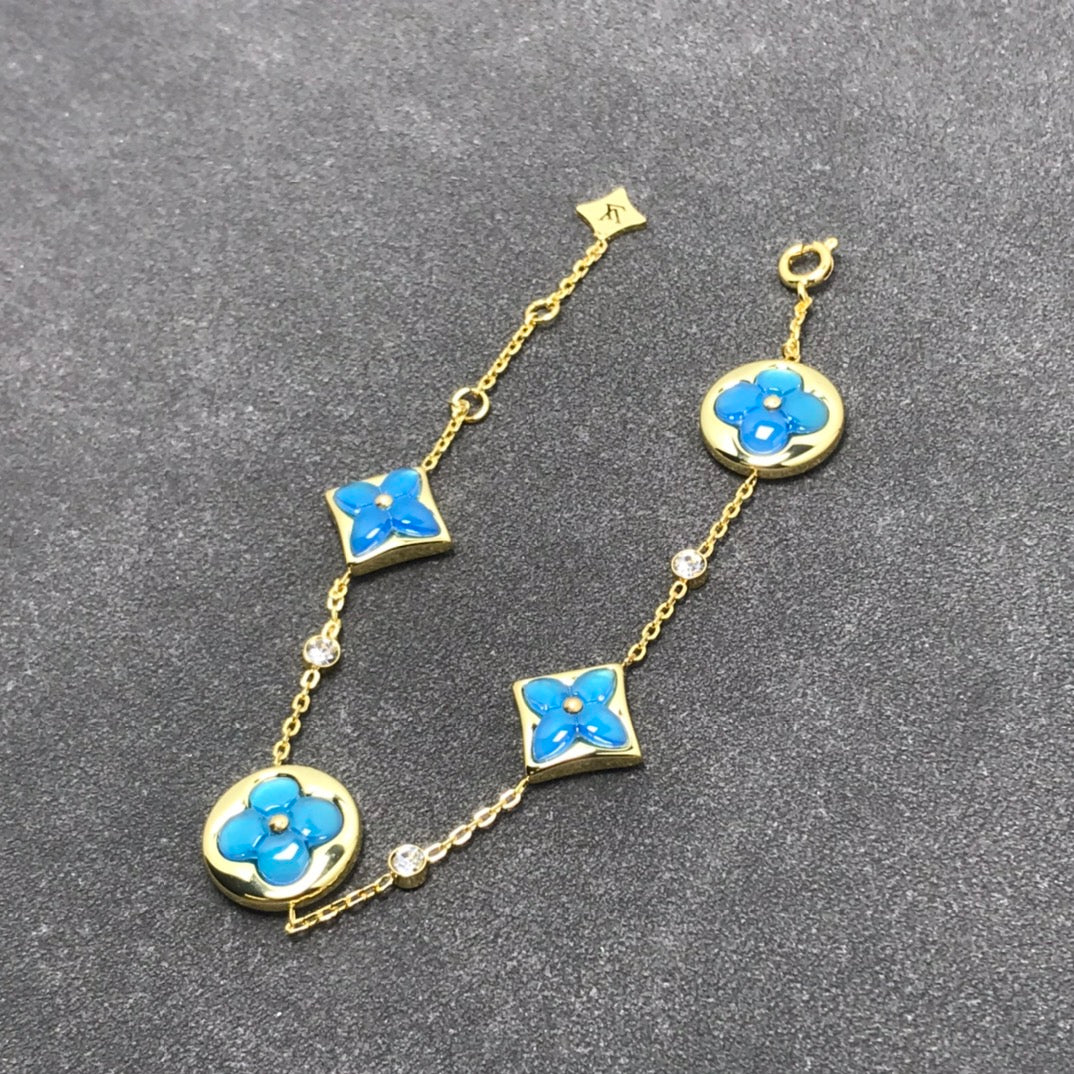 [Together Jewelry]STAR AND SUN TURQUOISE 4 MOTIFS 3 DIAMONDS