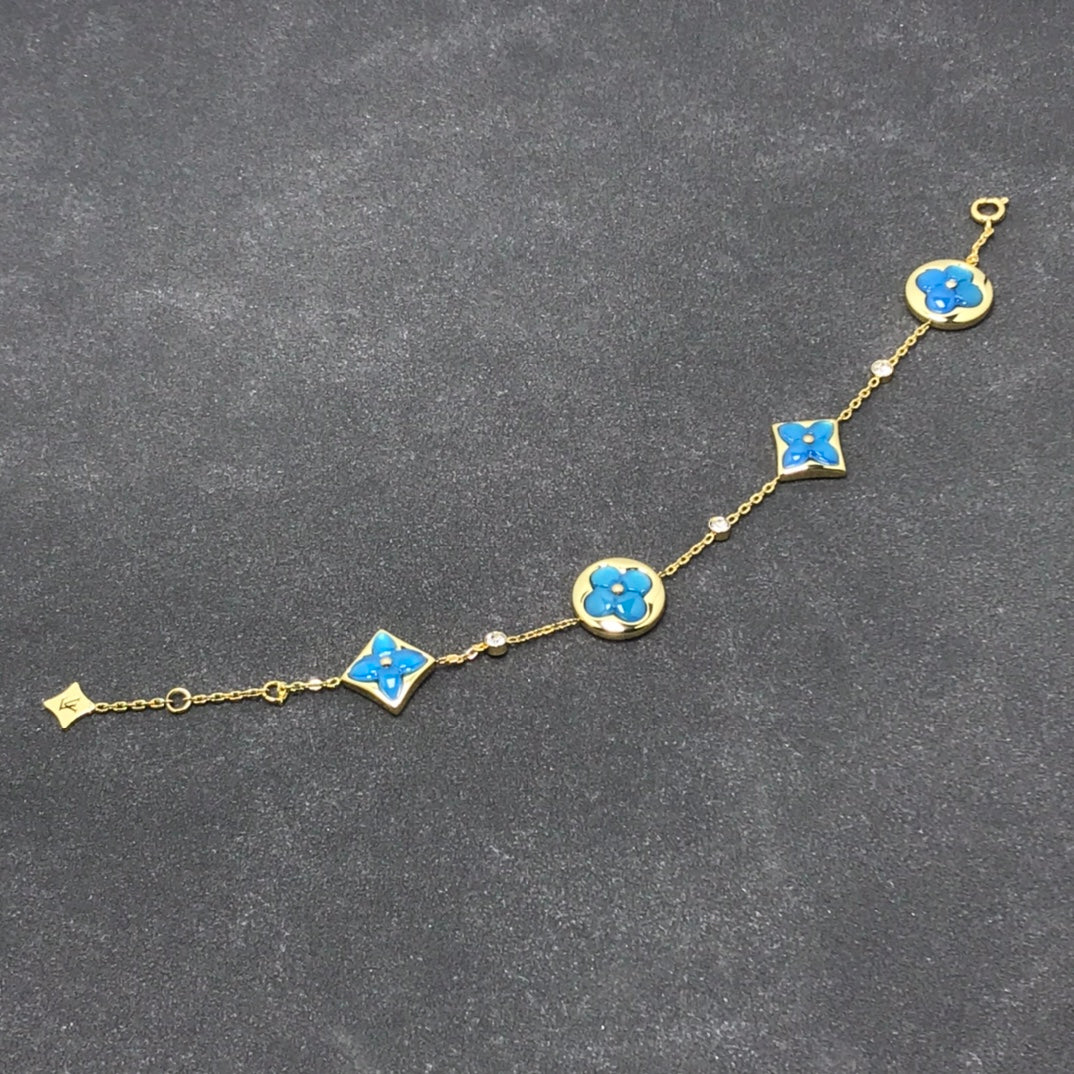 [Together Jewelry]STAR AND SUN TURQUOISE 4 MOTIFS 3 DIAMONDS