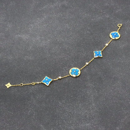 [Together Jewelry]STAR AND SUN TURQUOISE 4 MOTIFS 3 DIAMONDS