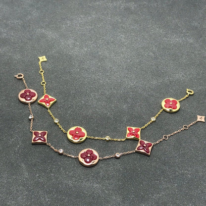 [Together Jewelry]STAR AND SUN CARNELIAN 4 MOTIFS 3 DIAMONDS