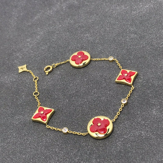 [Together Jewelry]STAR AND SUN CARNELIAN 4 MOTIFS 3 DIAMONDS