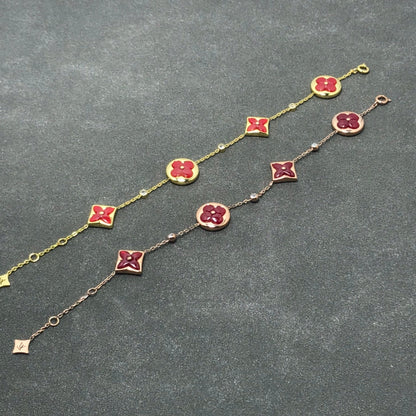 [Together Jewelry]STAR AND SUN CARNELIAN 4 MOTIFS 3 DIAMONDS