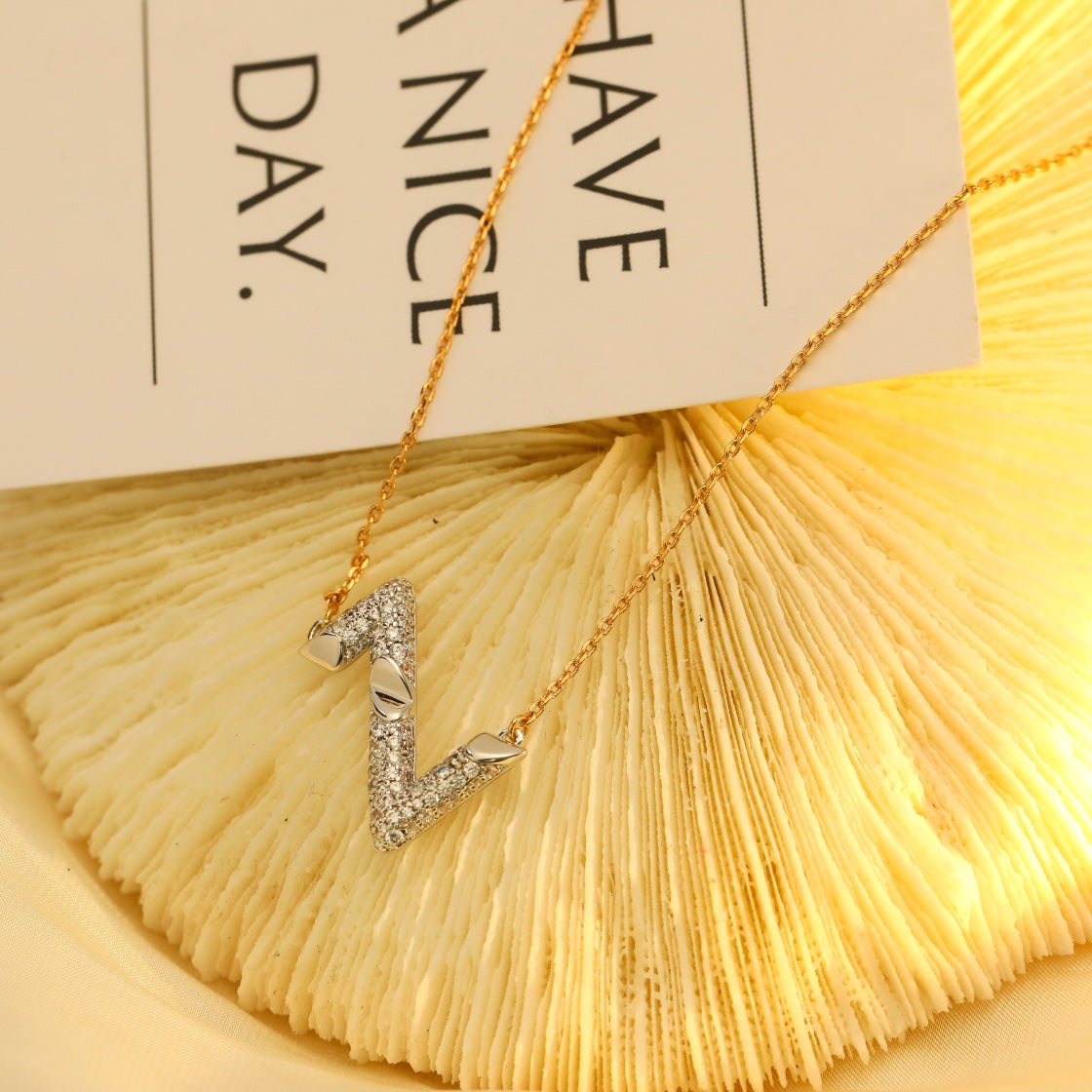 [Together Jewelry]VOLT SILVER DIAMOND PEDANT NECKLACE