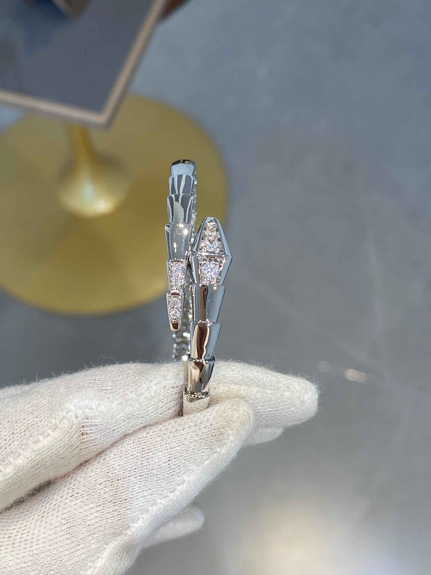 [Together Jewelry]SERPENTI BRACELET DIAMONDS SILVER