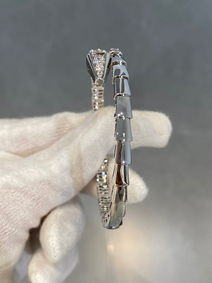 [Together Jewelry]SERPENTI BRACELET DIAMONDS SILVER