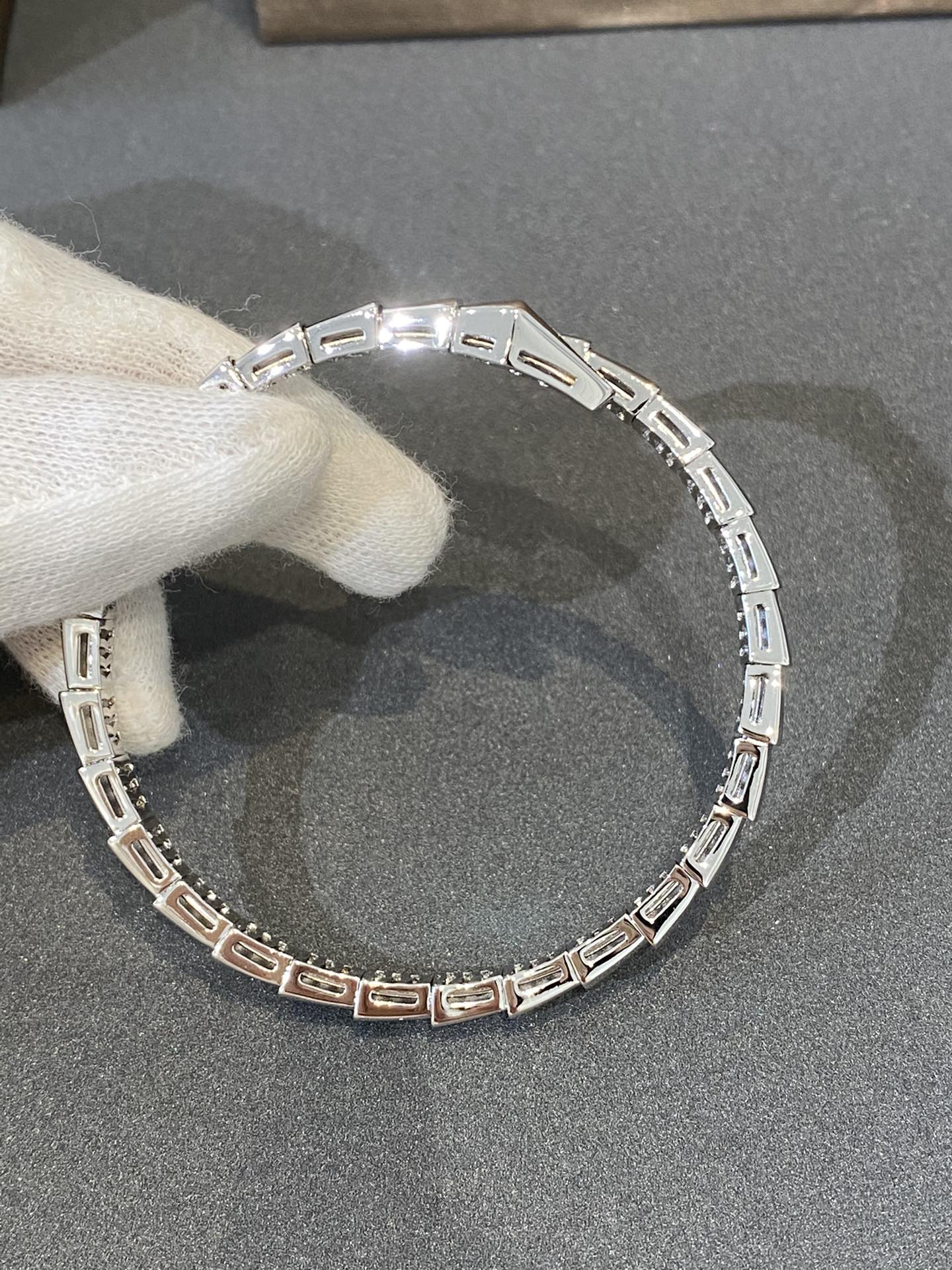 [Together Jewelry]SERPENTI BRACELET DIAMONDS SILVER