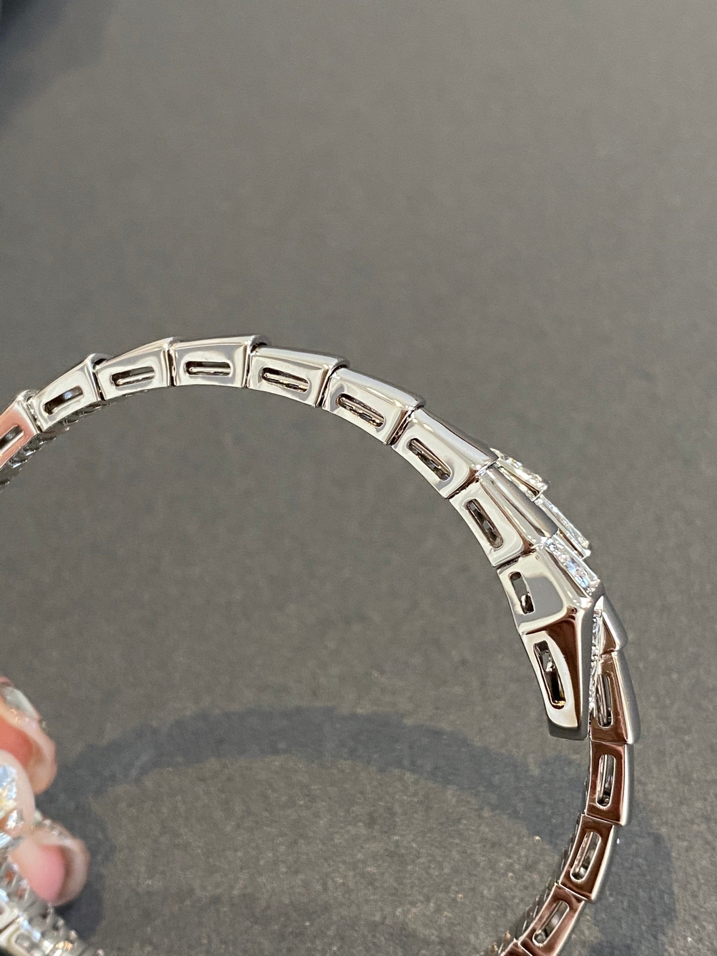 [Together Jewelry]SERPENTI BRACELET DIAMONDS SILVER