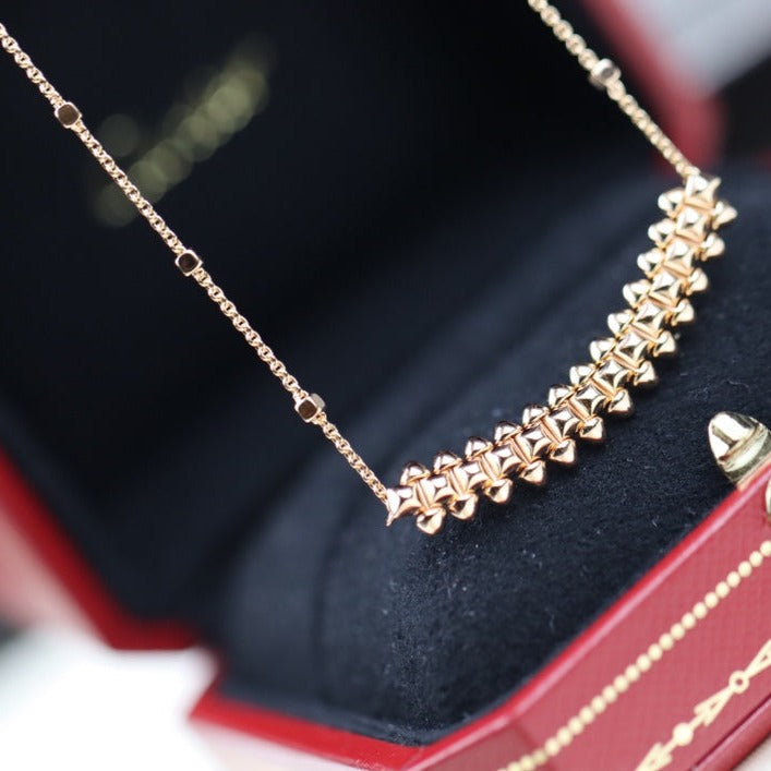 [Together Jewelry]CLASH PINK GOLD NECKLACE