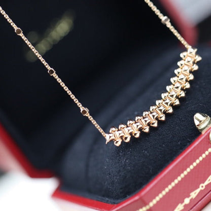 [Together Jewelry]CLASH PINK GOLD NECKLACE
