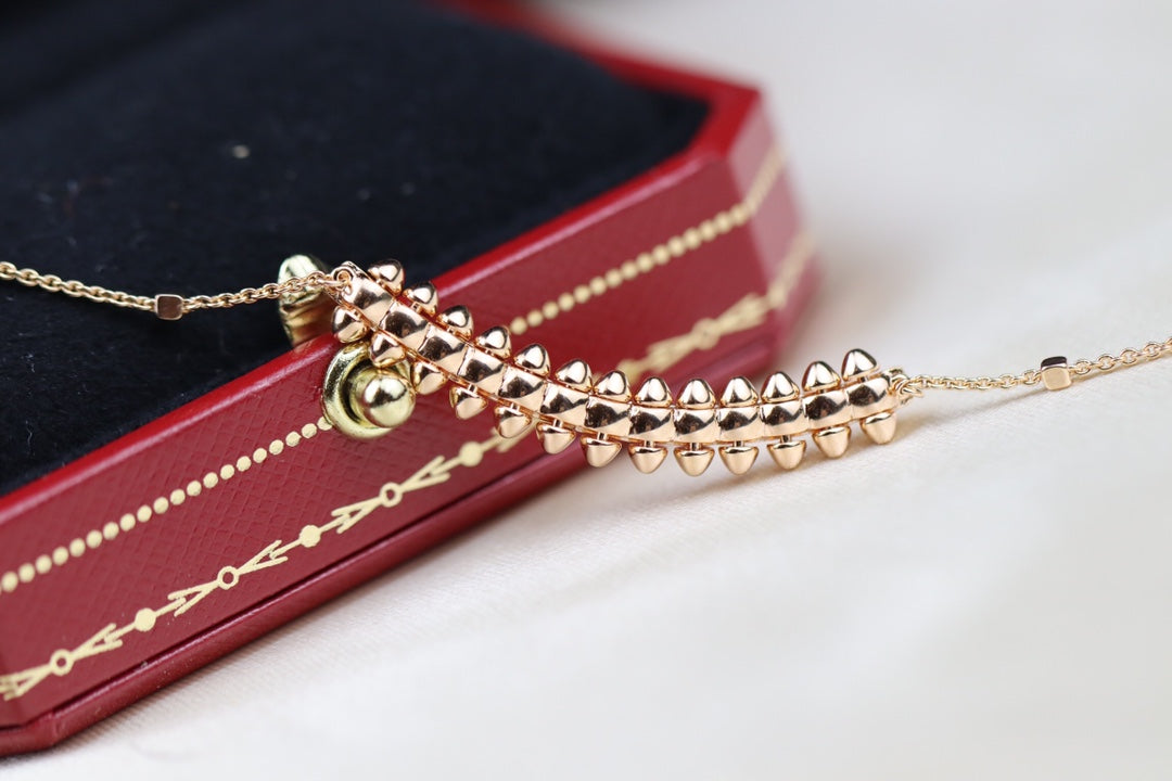 [Together Jewelry]CLASH PINK GOLD NECKLACE