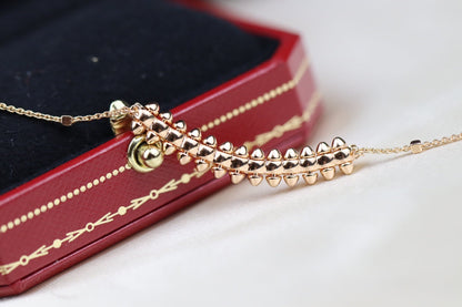 [Together Jewelry]CLASH PINK GOLD NECKLACE