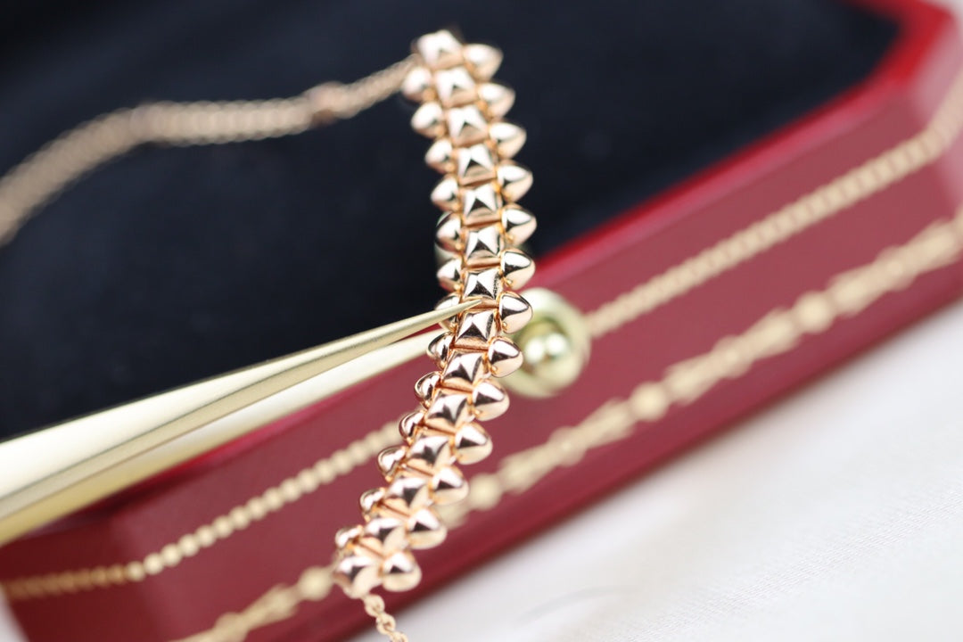 [Together Jewelry]CLASH PINK GOLD NECKLACE