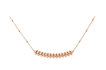 [Together Jewelry]CLASH PINK GOLD NECKLACE