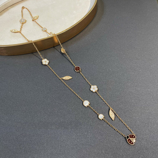 [Together]LUCKY SPRING 15 MOTIFS GOLD NECKLACE
