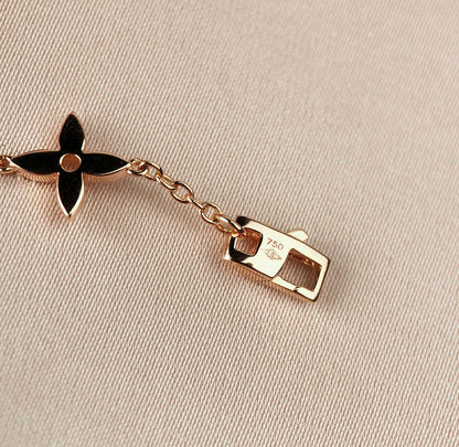 [Together Jewelry]STAR AND SUN 7 MOTIFS GOLD BRACELET
