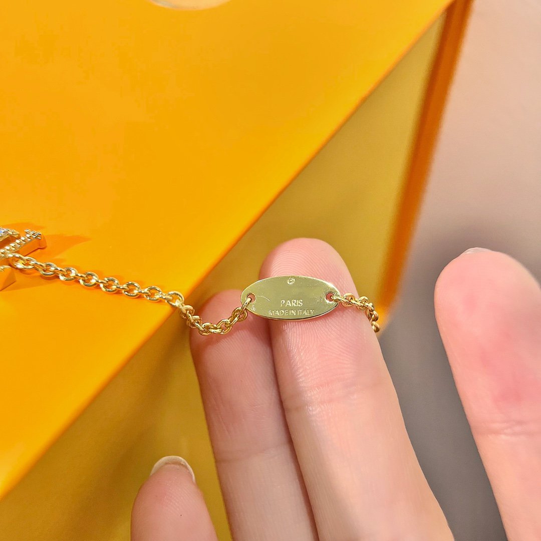 [Together Jewelry]LOGO STAR MOTIF GOLD BRACELET