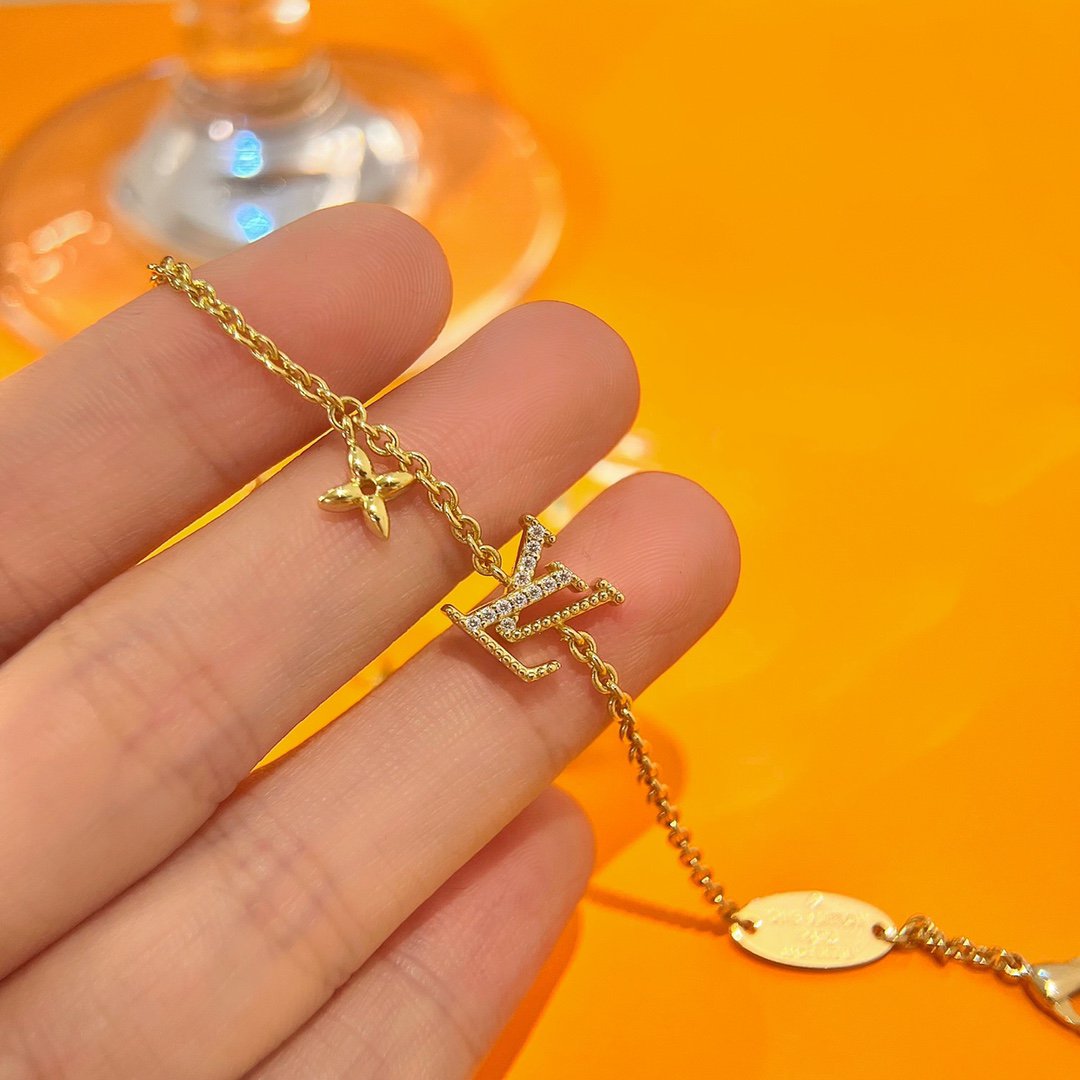 [Together Jewelry]LOGO STAR MOTIF GOLD BRACELET