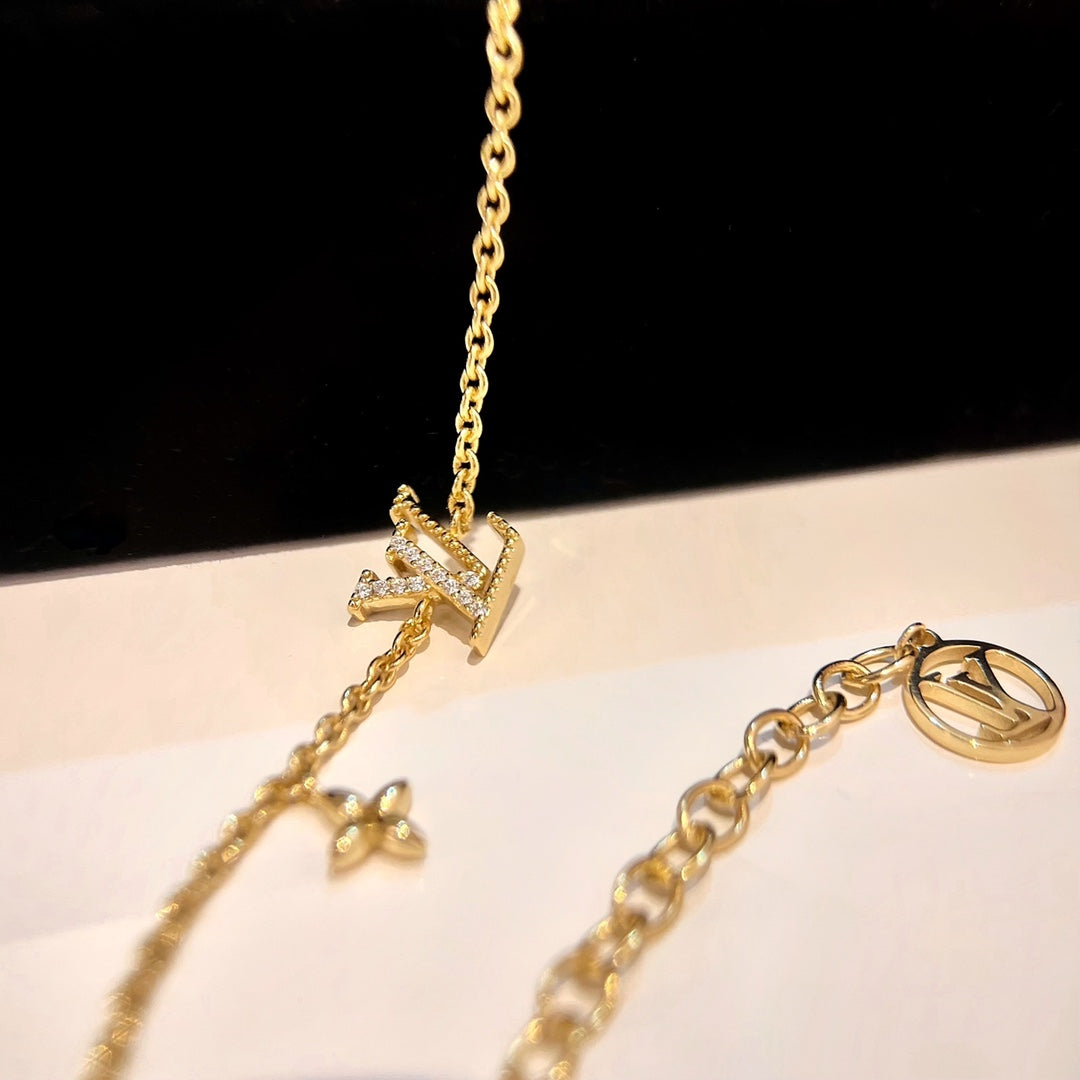 [Together Jewelry]LOGO STAR MOTIF GOLD BRACELET