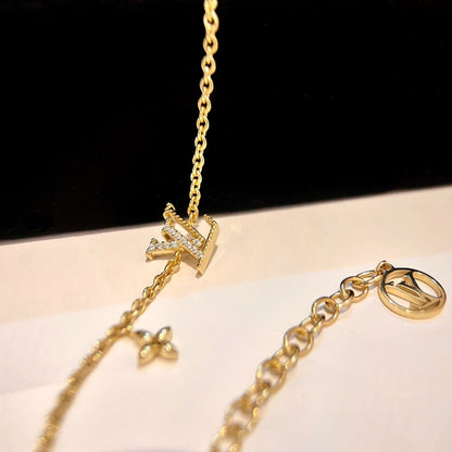 [Together Jewelry]LOGO STAR MOTIF GOLD BRACELET