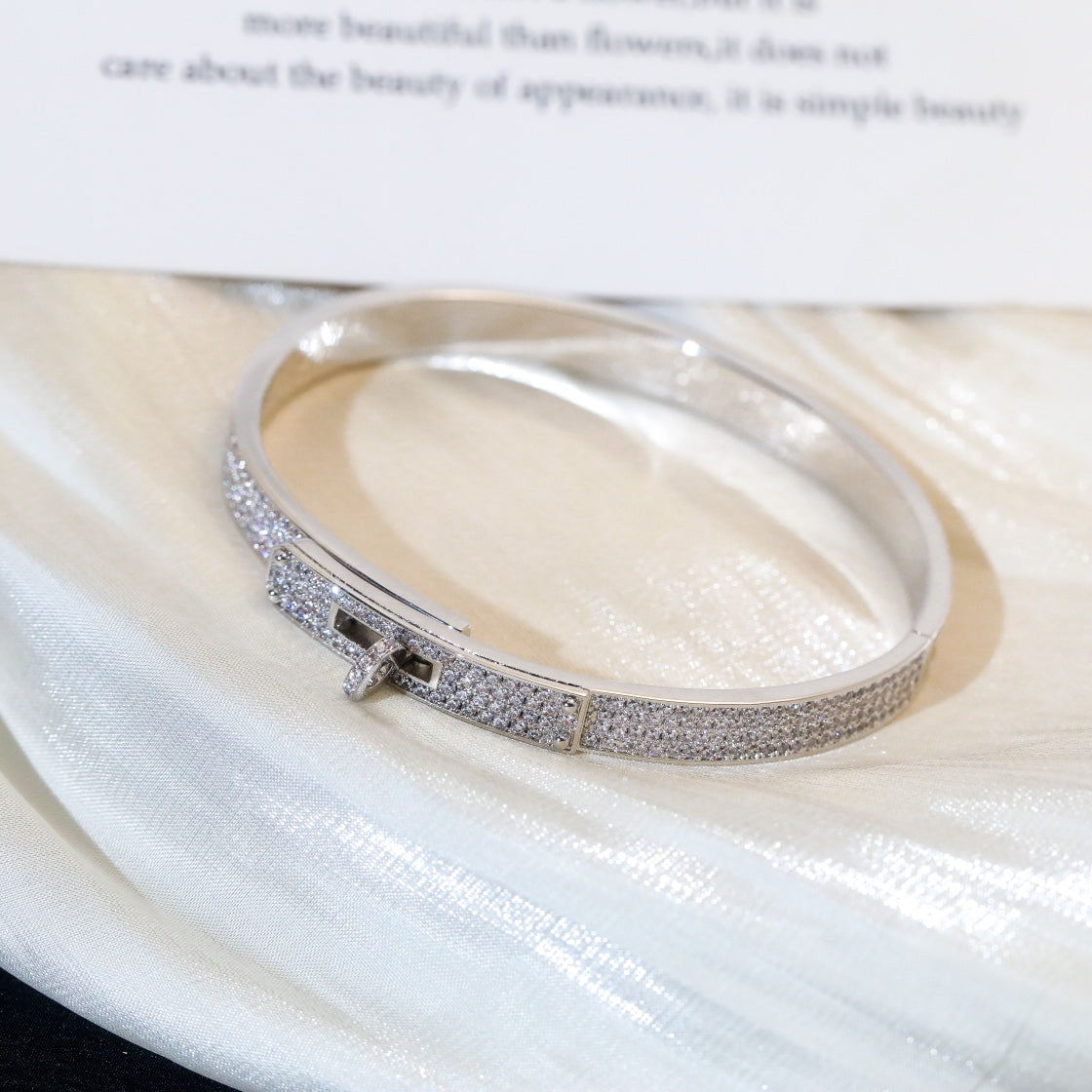[Together Jewelry]KELLY BRACELET DIAMOND PAVED