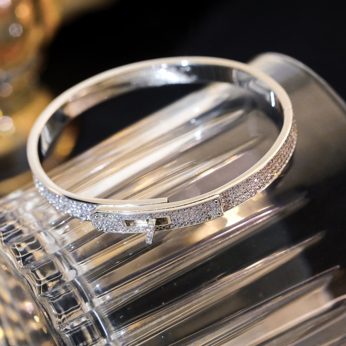 [Together Jewelry]KELLY BRACELET DIAMOND PAVED