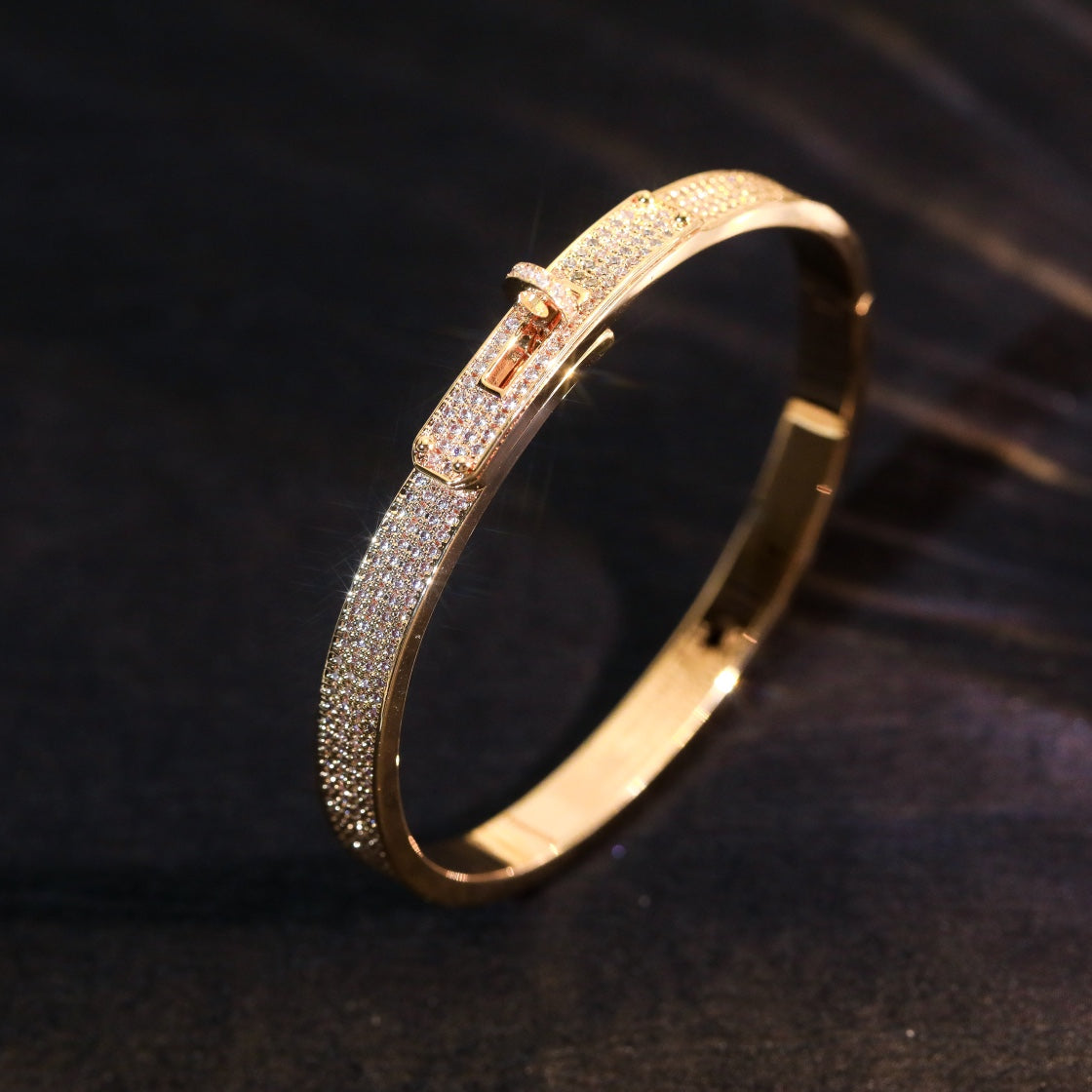 [Together Jewelry]KELLY BRACELET DIAMOND PAVED