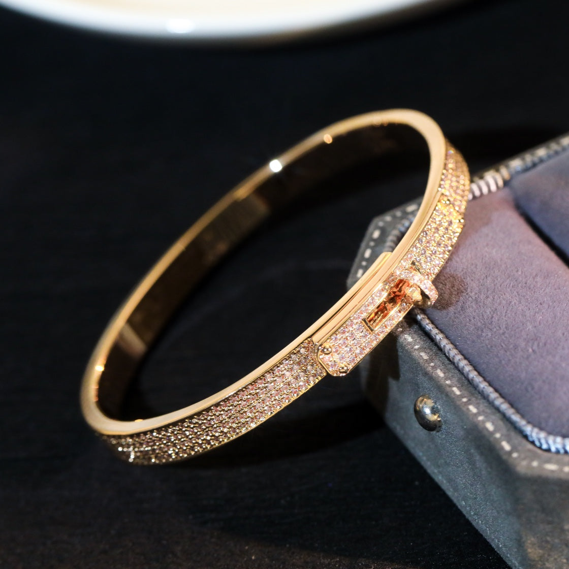 [Together Jewelry]KELLY BRACELET DIAMOND PAVED