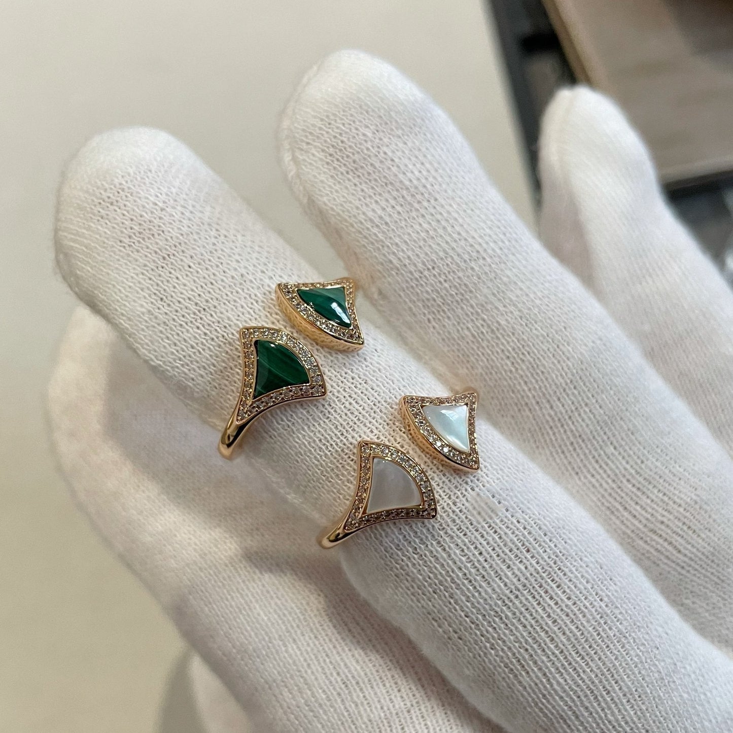 [Together Jewelry]DREAM MOP DIAMOND OPEN RING