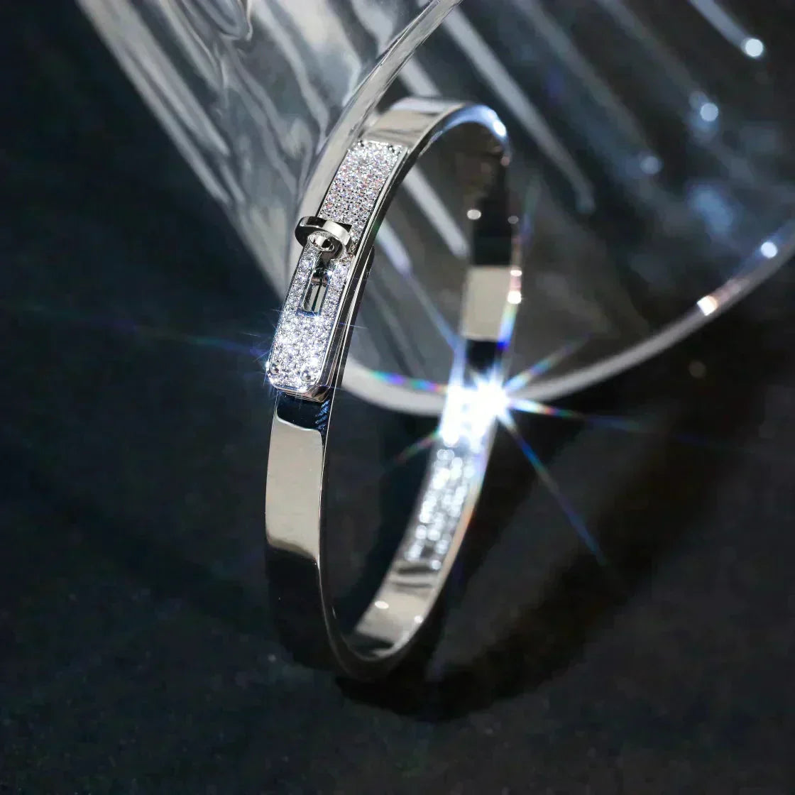 [Together Jewelry]KELLY SILVER DIAMOND BRACELET