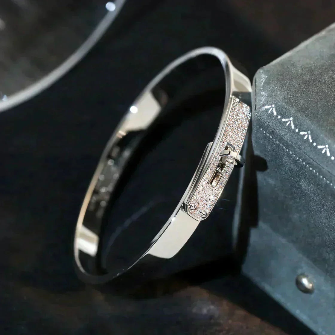 [Together Jewelry]KELLY SILVER DIAMOND BRACELET