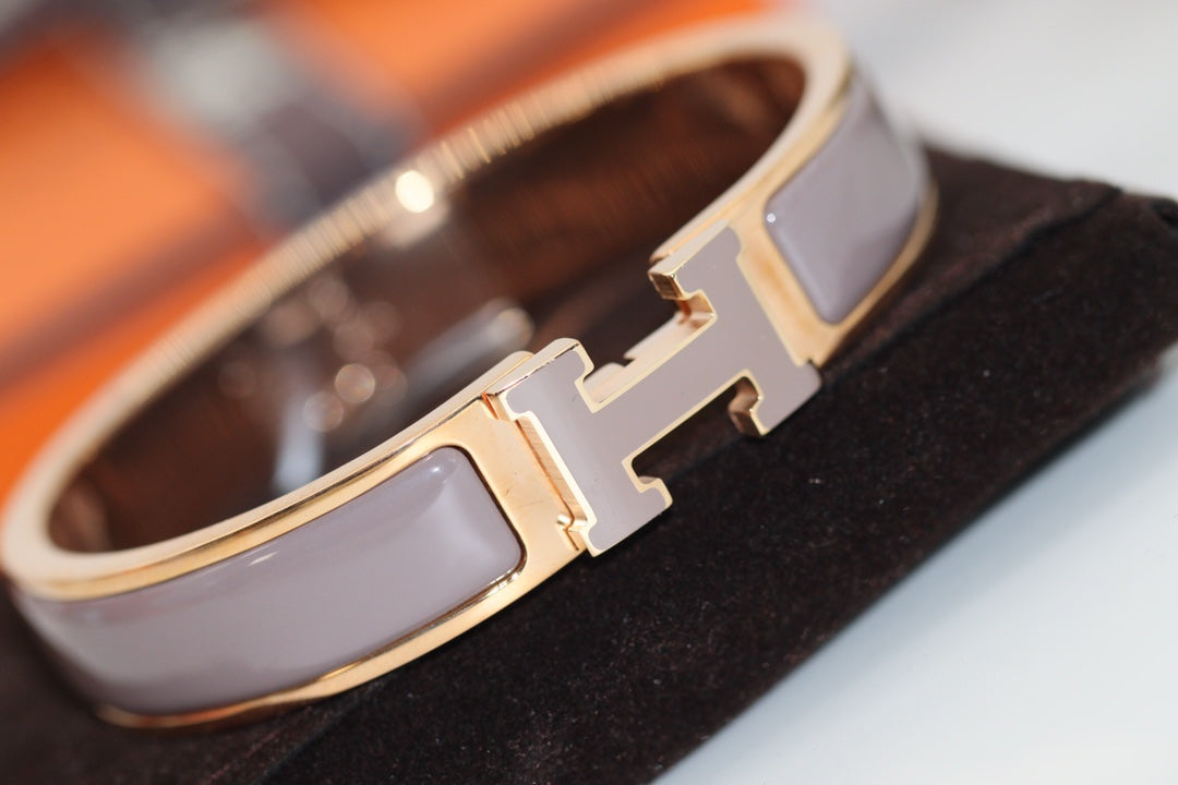 [Together Jewelry]H BRACELET 12MM BROWN