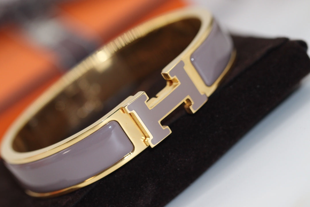 [Together Jewelry]H BRACELET 12MM BROWN