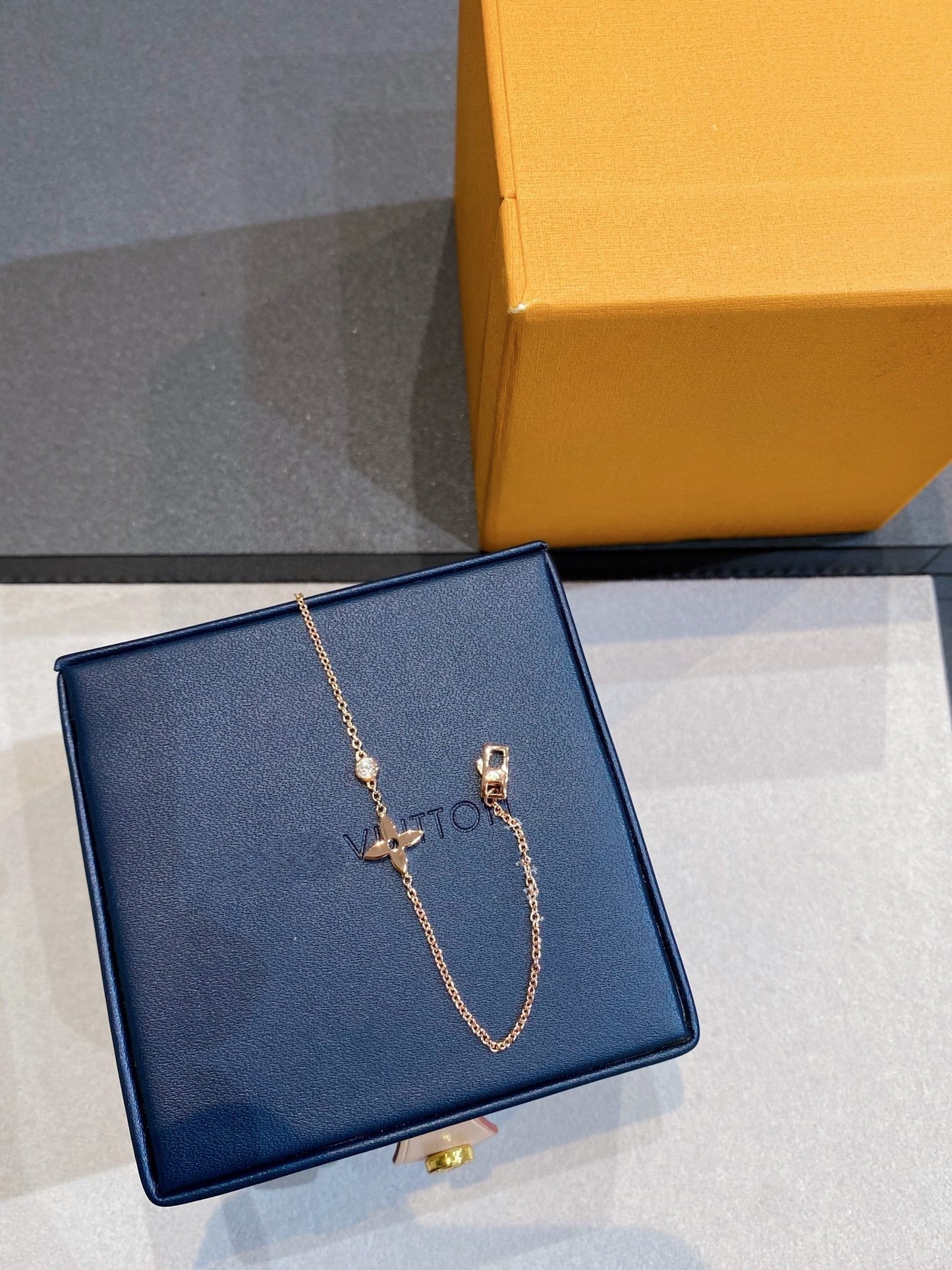 [Together Jewelry]STAR DIAMOND PINK GOLD BRACELET