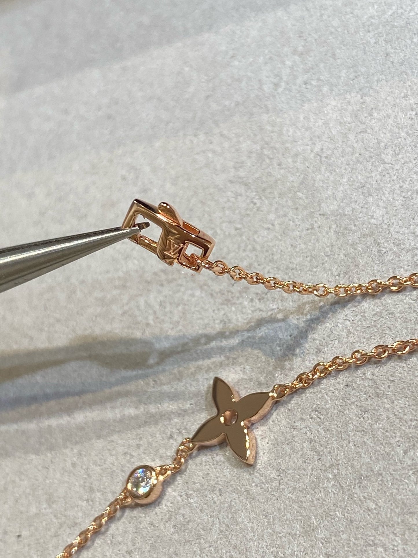 [Together Jewelry]STAR DIAMOND PINK GOLD BRACELET
