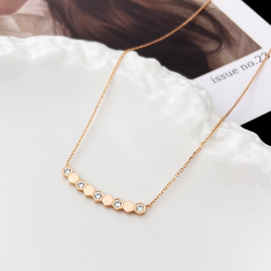 [Together Jewelry]BEE MY LOVE DIAMOND NECKLACE