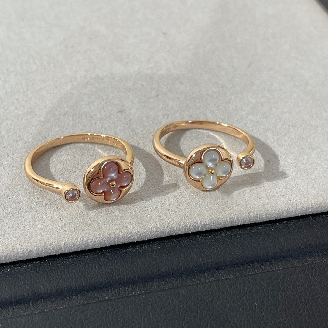 [Together Jewelry]SUN 1 DIAMOND PINK MOP RING