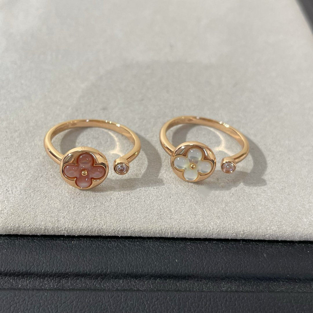 [Together Jewelry]SUN 1 DIAMOND PINK MOP RING