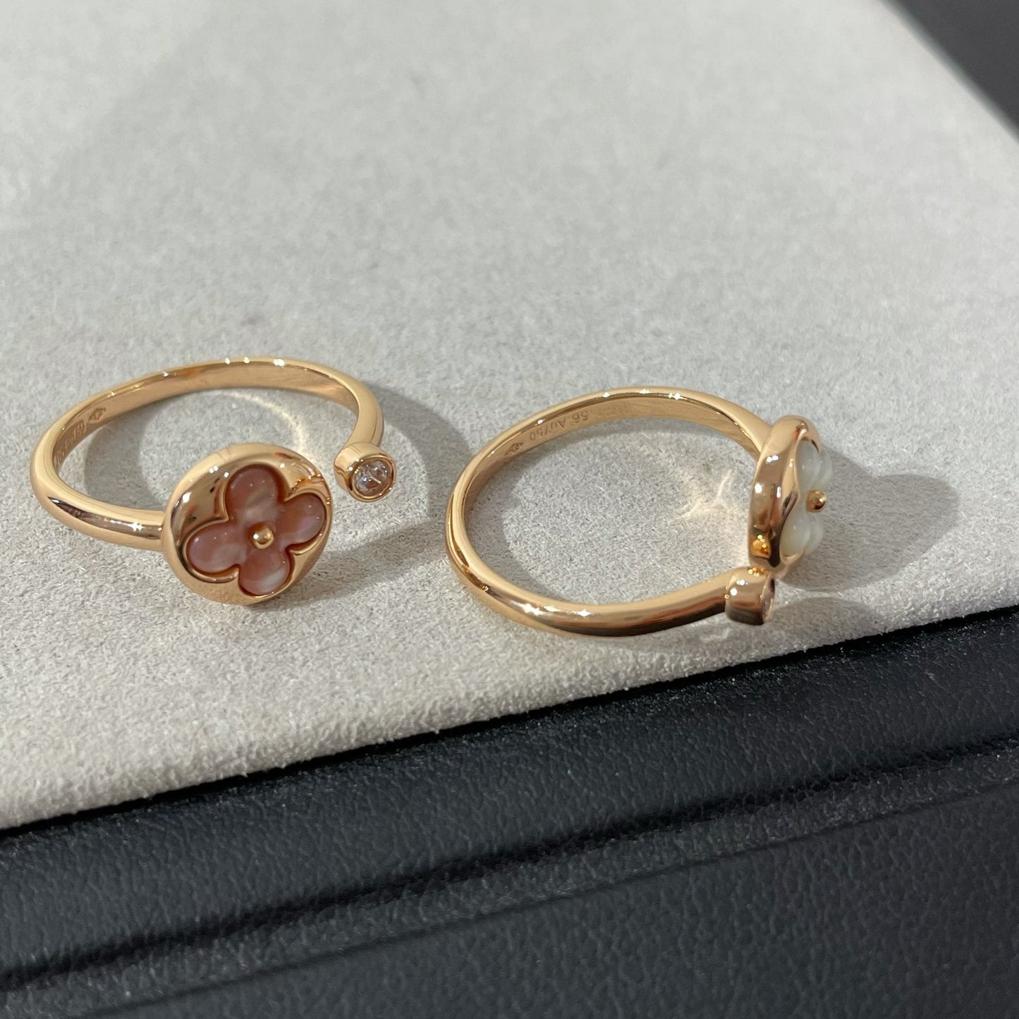 [Together Jewelry]SUN 1 DIAMOND PINK MOP RING