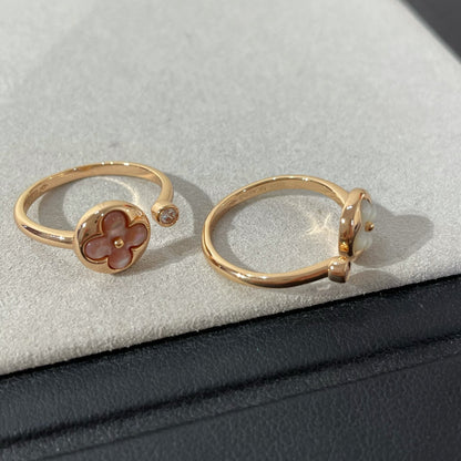 [Together Jewelry]SUN 1 DIAMOND PINK MOP RING