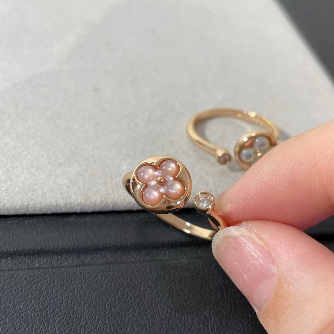 [Together Jewelry]SUN 1 DIAMOND PINK MOP RING