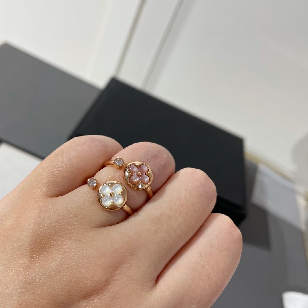 [Together Jewelry]SUN 1 DIAMOND PINK MOP RING