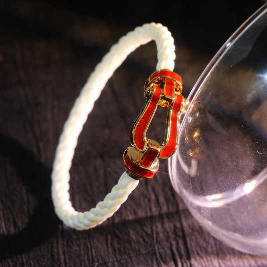 [Together Jewelry]FORCE 10 WHITE TEXTILE DIAMOND PAVED
