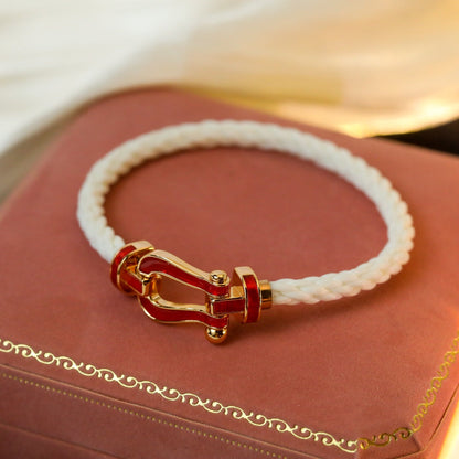 [Together Jewelry]FORCE 10 WHITE TEXTILE DIAMOND PAVED
