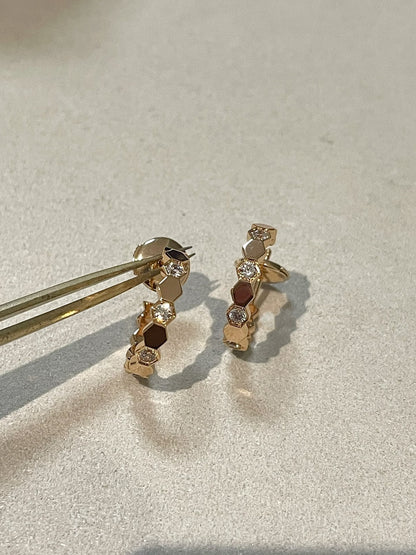 [Together Jewelry]Hollow Design Four-Leaf Clover Flower Shape Ring