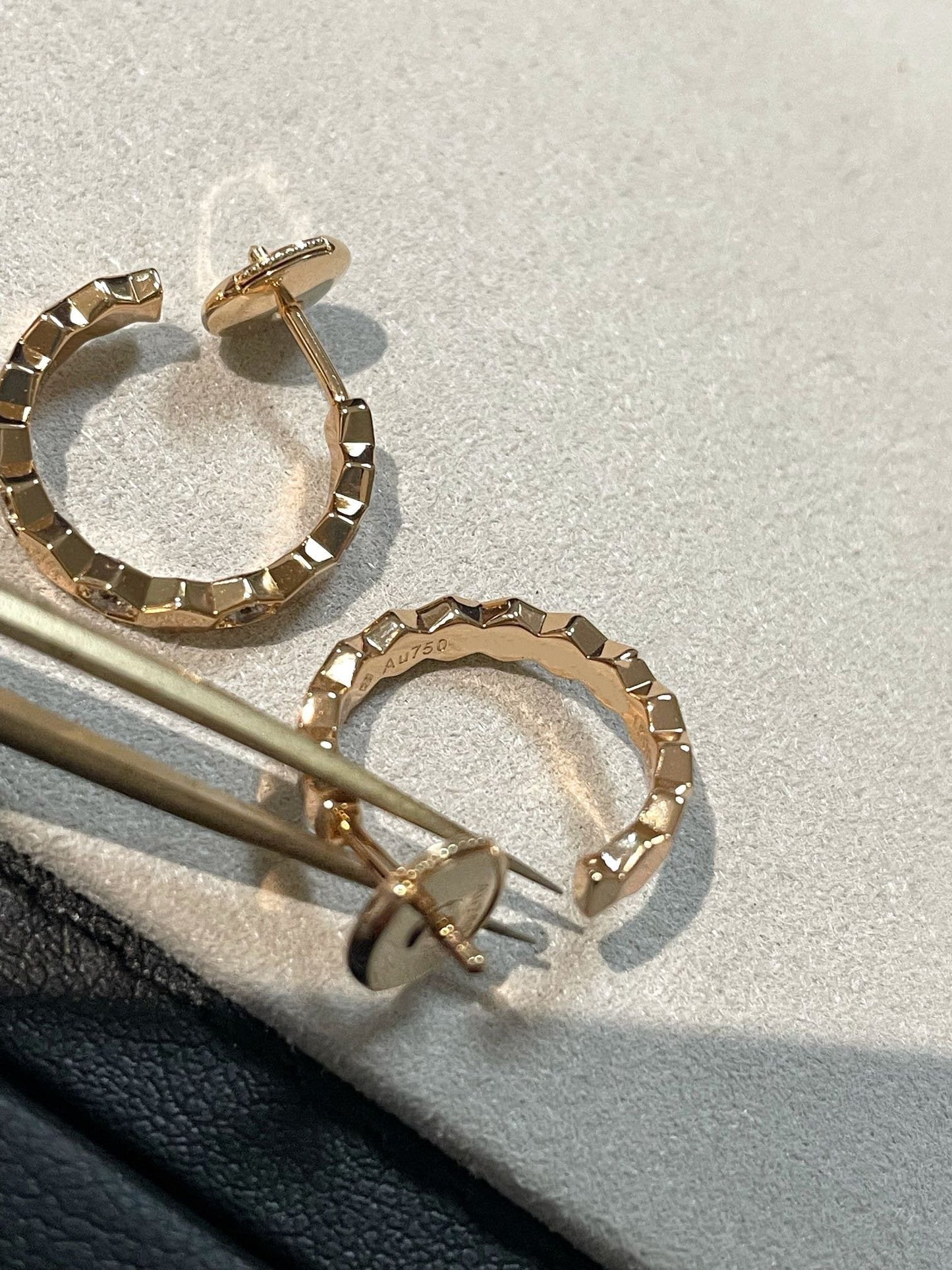 [Together Jewelry]Hollow Design Four-Leaf Clover Flower Shape Ring