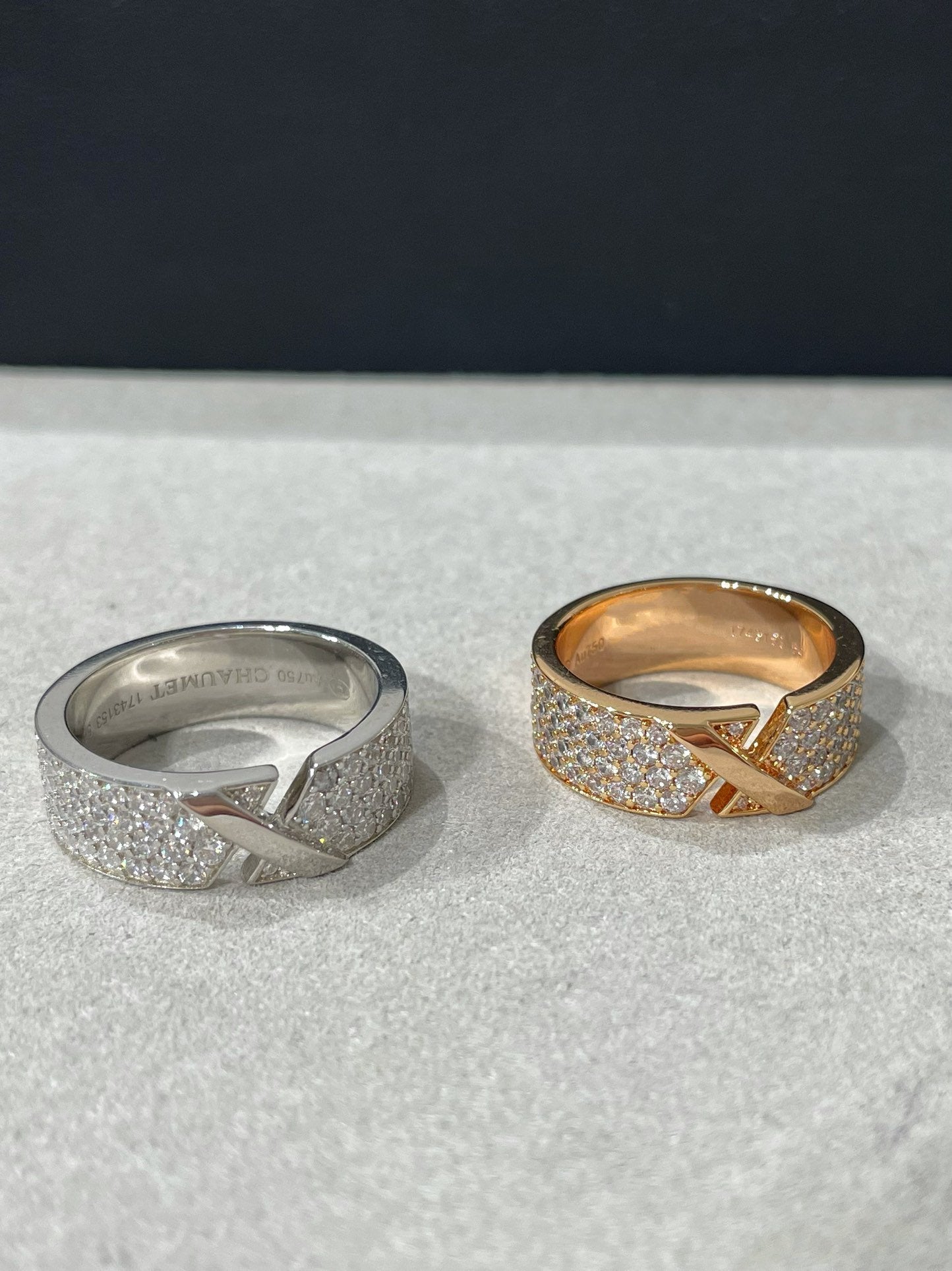 [Together Jewelry]LIENS EVIDENCE  DIAMOND PAVED RING