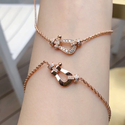 [Together Jewelry]FORCE 10 PINK GOLD DIAMOND NECKLACE