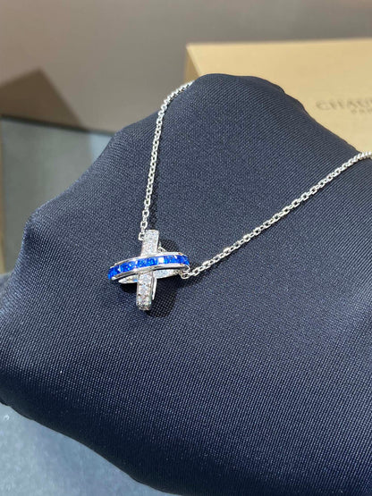 [Together Jewelry]LIENS DIAMOND SILVER NECKLACE