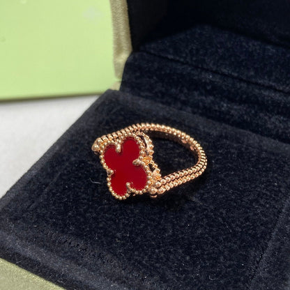 [Together]CLOVER RIVERSIBLE PINK GOLD RING